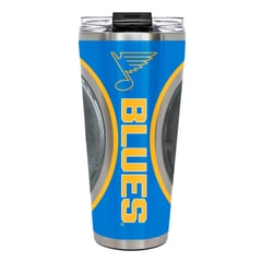 St. Louis Blues 32oz Big Slim Game Puck Travel Tumbler