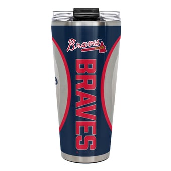 Atlanta Braves 32oz. Big Slim Game Ball Travel Tumbler
