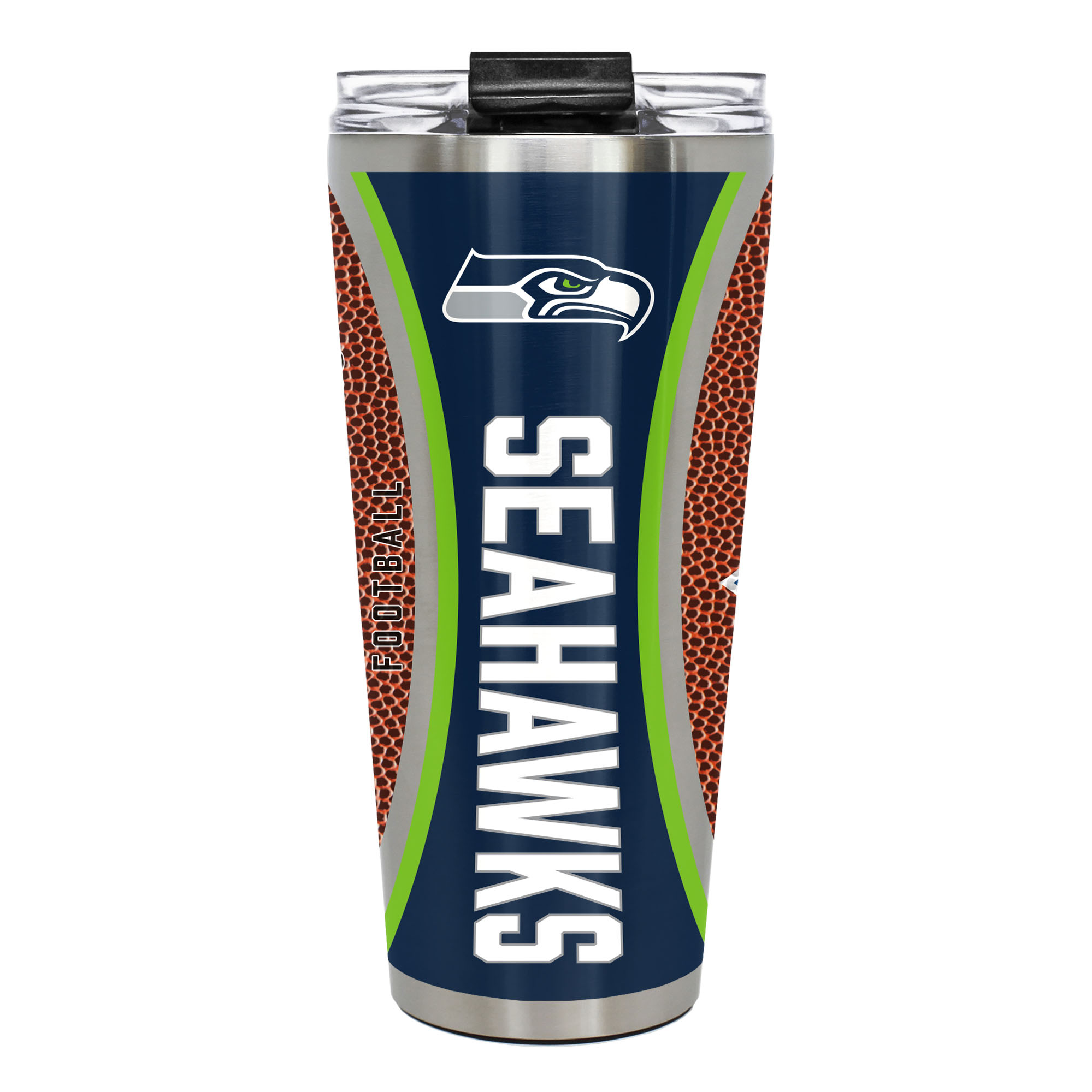 Seattle Seahawks 32oz. Big Slim Game Ball Travel Tumbler