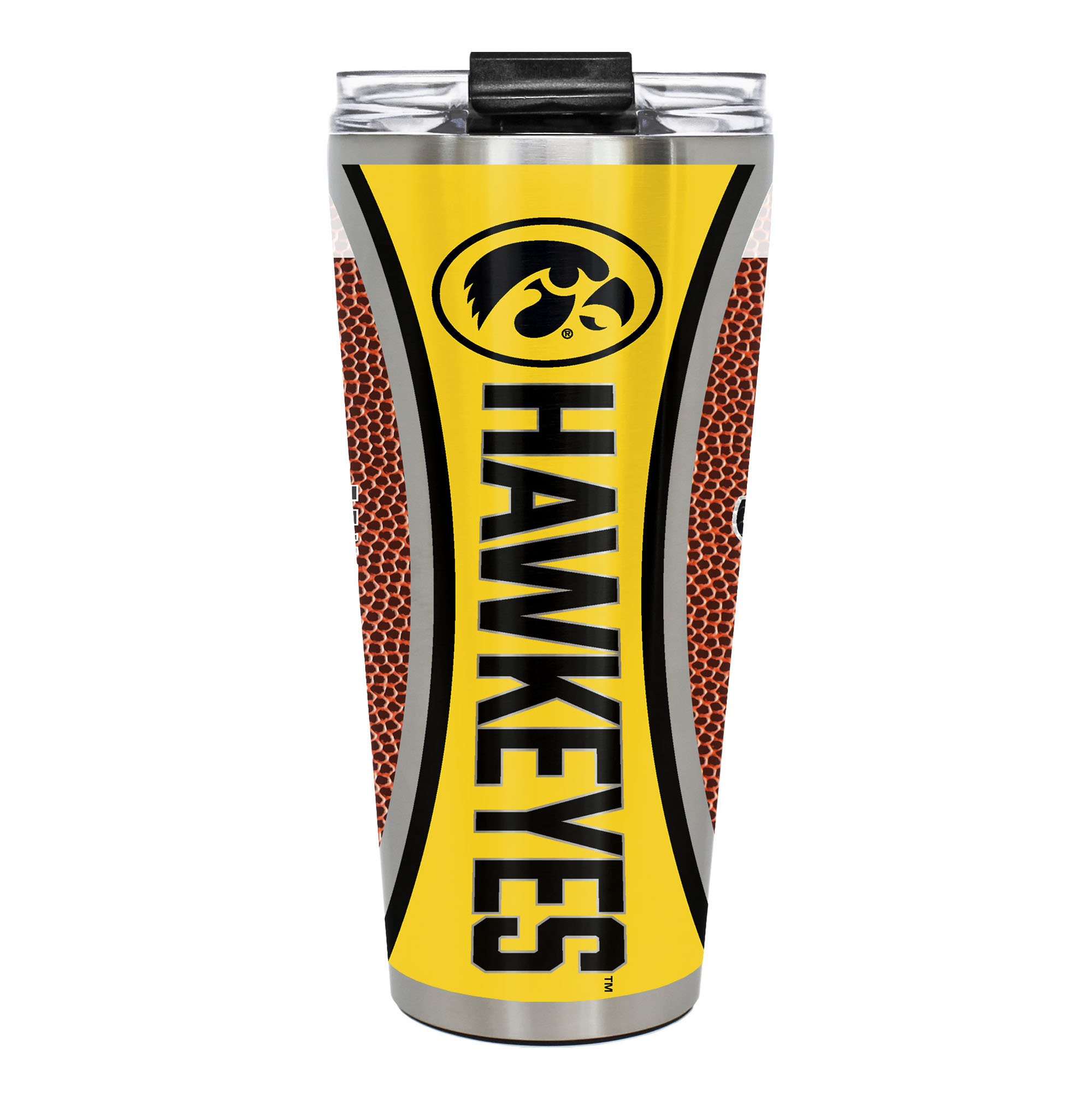 Iowa Hawkeyes 32oz. Big Slim Game Ball Travel Tumbler Iowa Hawkeyes 32oz. Big Slim Game Ball Travel Tumbler