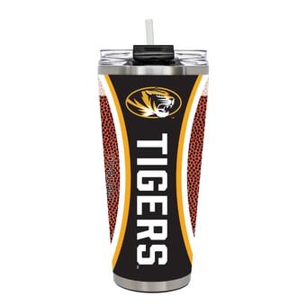 Missouri Tigers 32oz. Big Slim Game Ball Travel Tumbler
