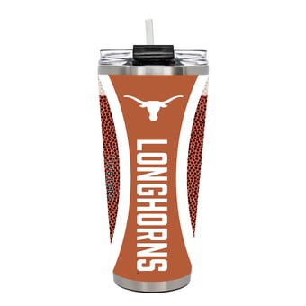Texas Longhorns 32oz. Big Slim Game Ball Travel Tumbler