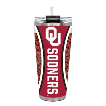 Oklahoma Sooners 32oz. Big Slim Game Ball Travel Tumbler