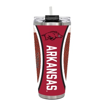 Arkansas Razorbacks 32oz. Big Slim Game Ball Travel Tumbler
