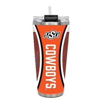 Oklahoma State Cowboys 32oz. Big Slim Game Ball Travel Tumbler