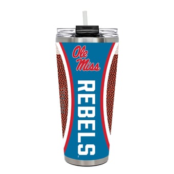 Ole Miss Rebels 32oz. Big Slim Game Ball Travel Tumbler
