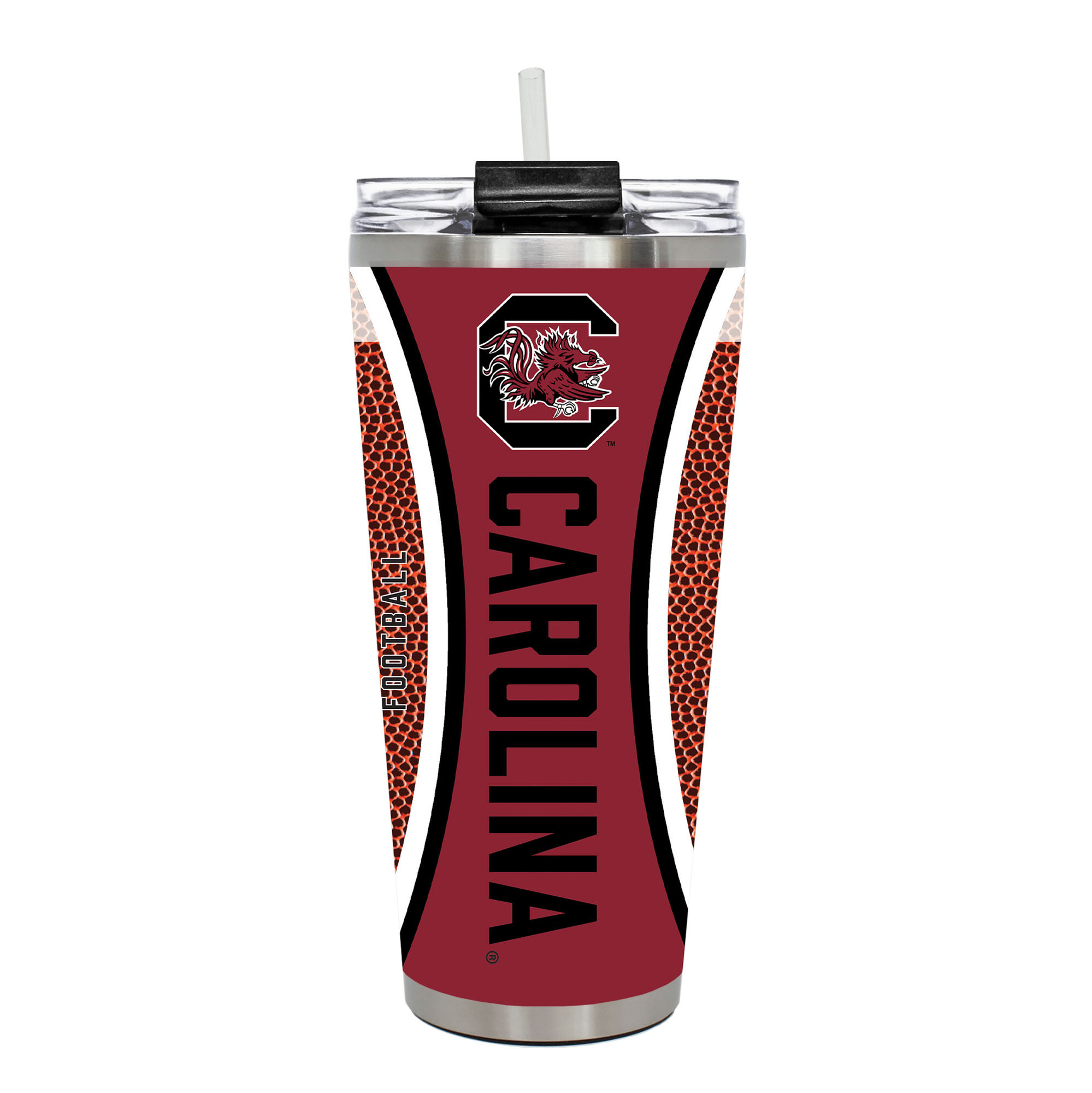 South Carolina Gamecocks 32oz. Big Slim Game Ball Travel Tumbler