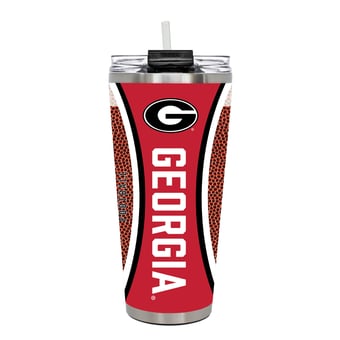 Georgia Bulldogs 32oz. Big Slim Game Ball Travel Tumbler