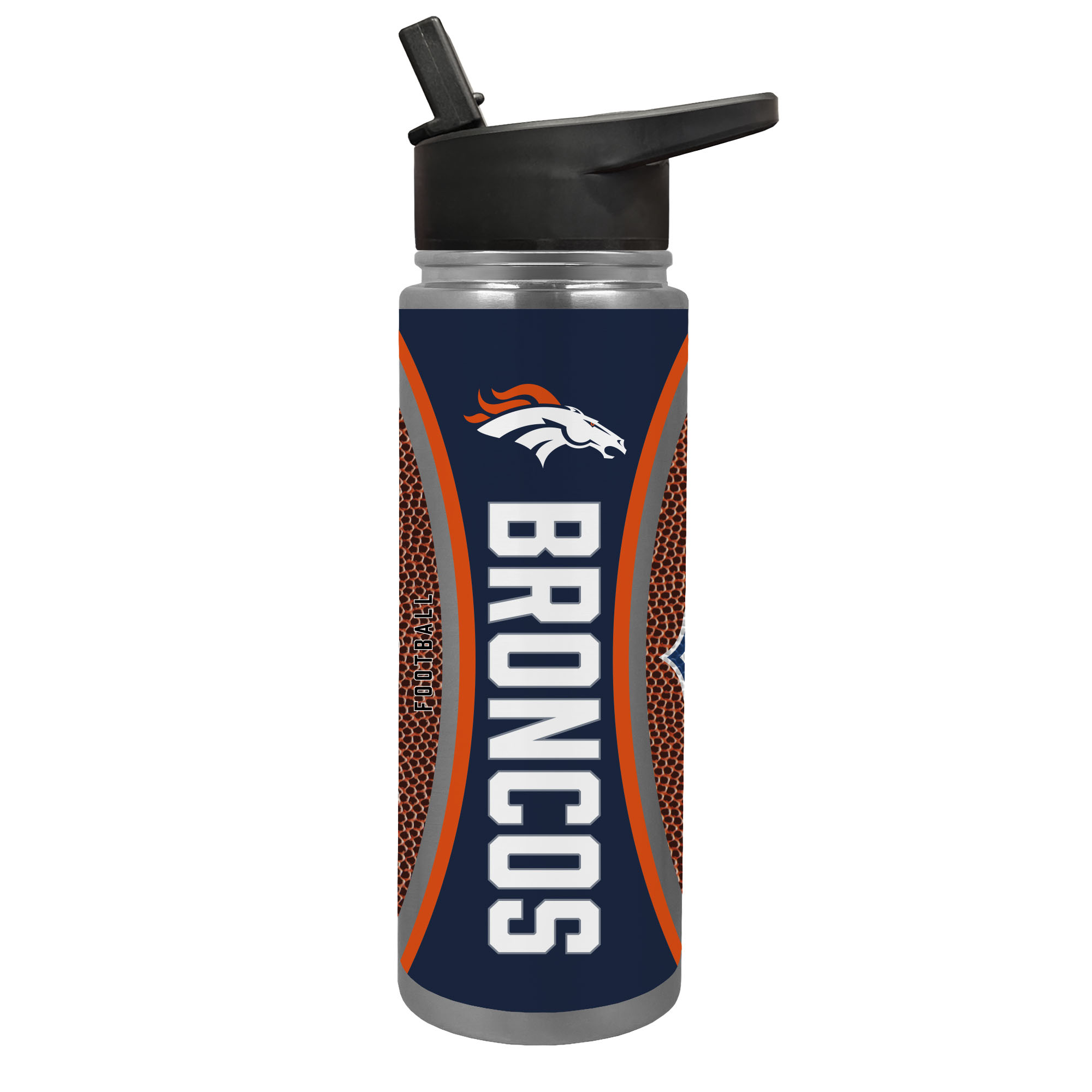 Denver Broncos 24oz. Jr. Thirst Game Ball Hydration Bottle