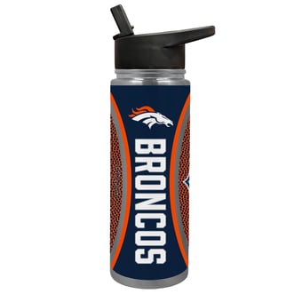Denver Broncos 24oz. Jr. Thirst Game Ball Hydration Bottle