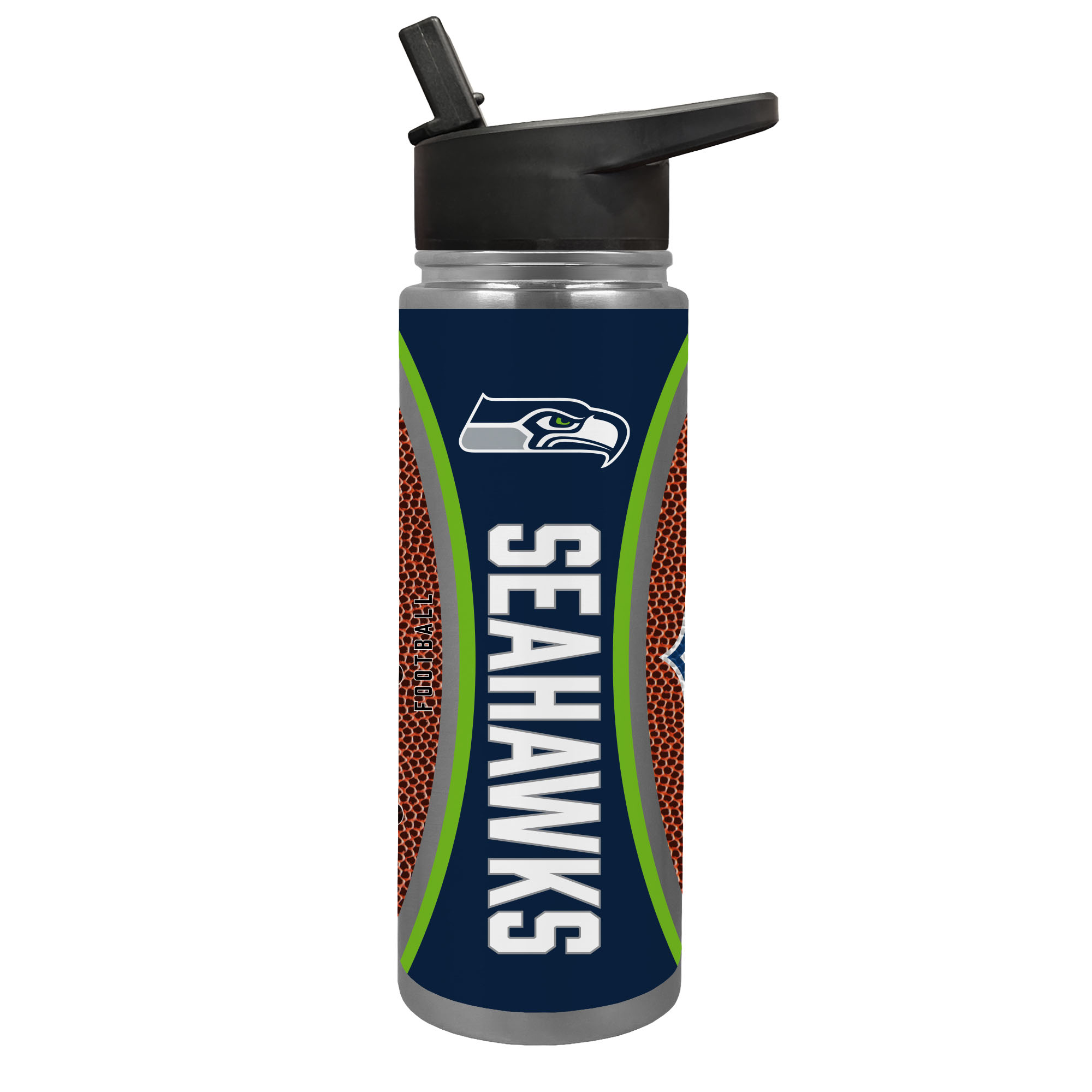Seattle Seahawks 24oz. Jr. Thirst Game Ball Hydration Bottle