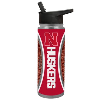 Nebraska Huskers 24oz. Jr. Thirst Game Ball Hydration Bottle