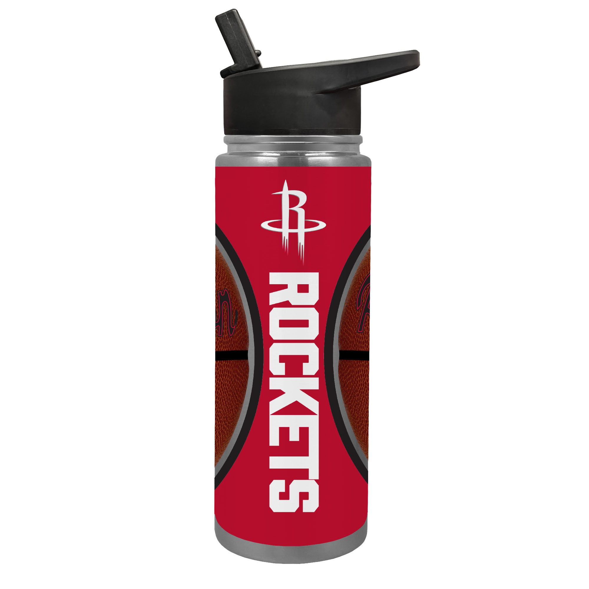 Houston Rockets 24oz. Jr. Thirst Game Ball Hydration Bottle