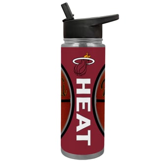 Miami Heat 24oz. Jr. Thirst Game Ball Hydration Bottle