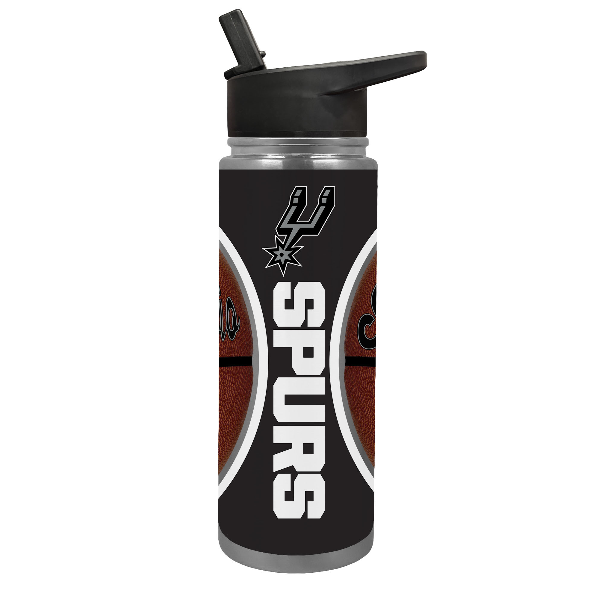 San Antonio Spurs 24oz. Jr. Thirst Game Ball Hydration Bottle