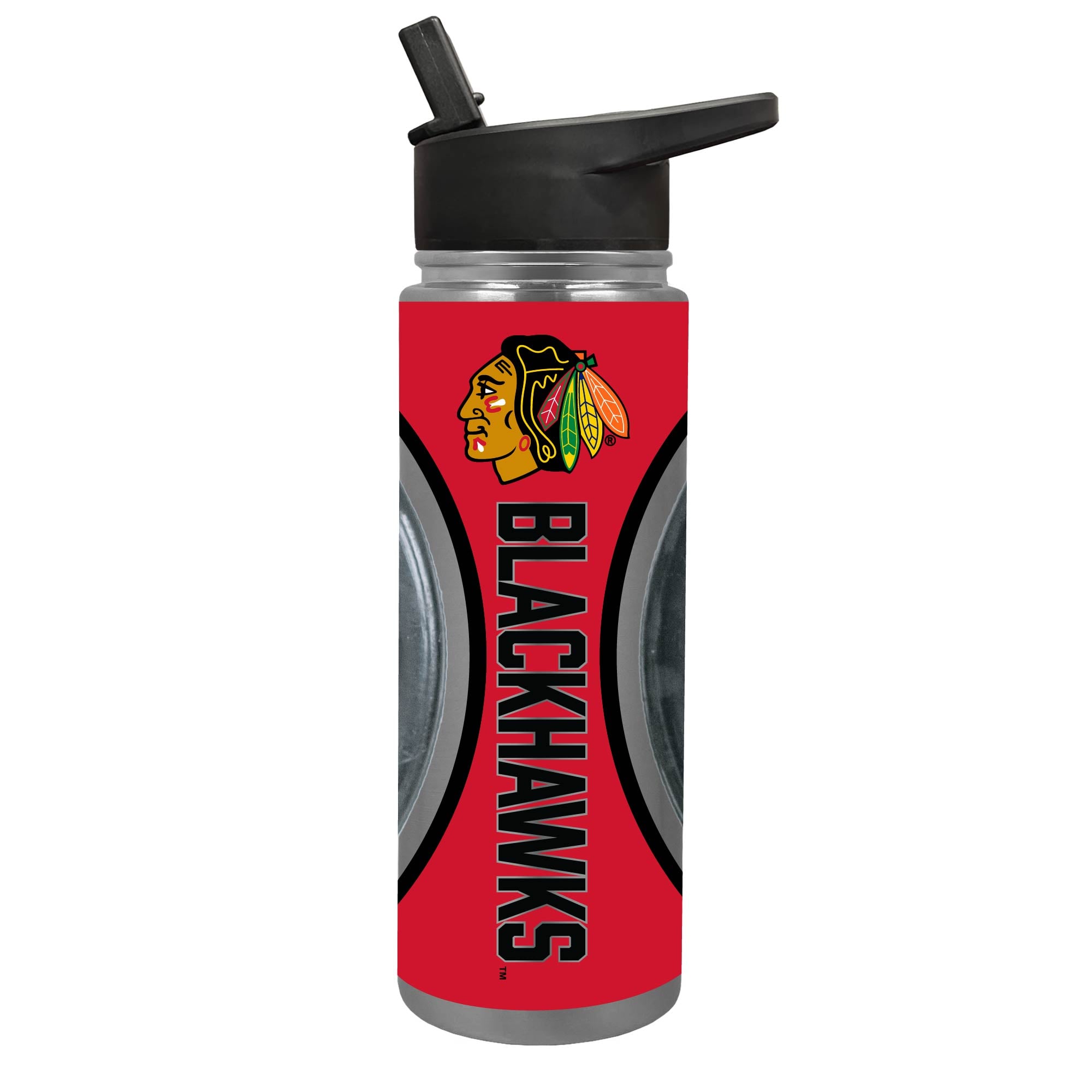 Chicago Blackhawks 24oz. Jr. Thirst Game Puck Hydration Bottle