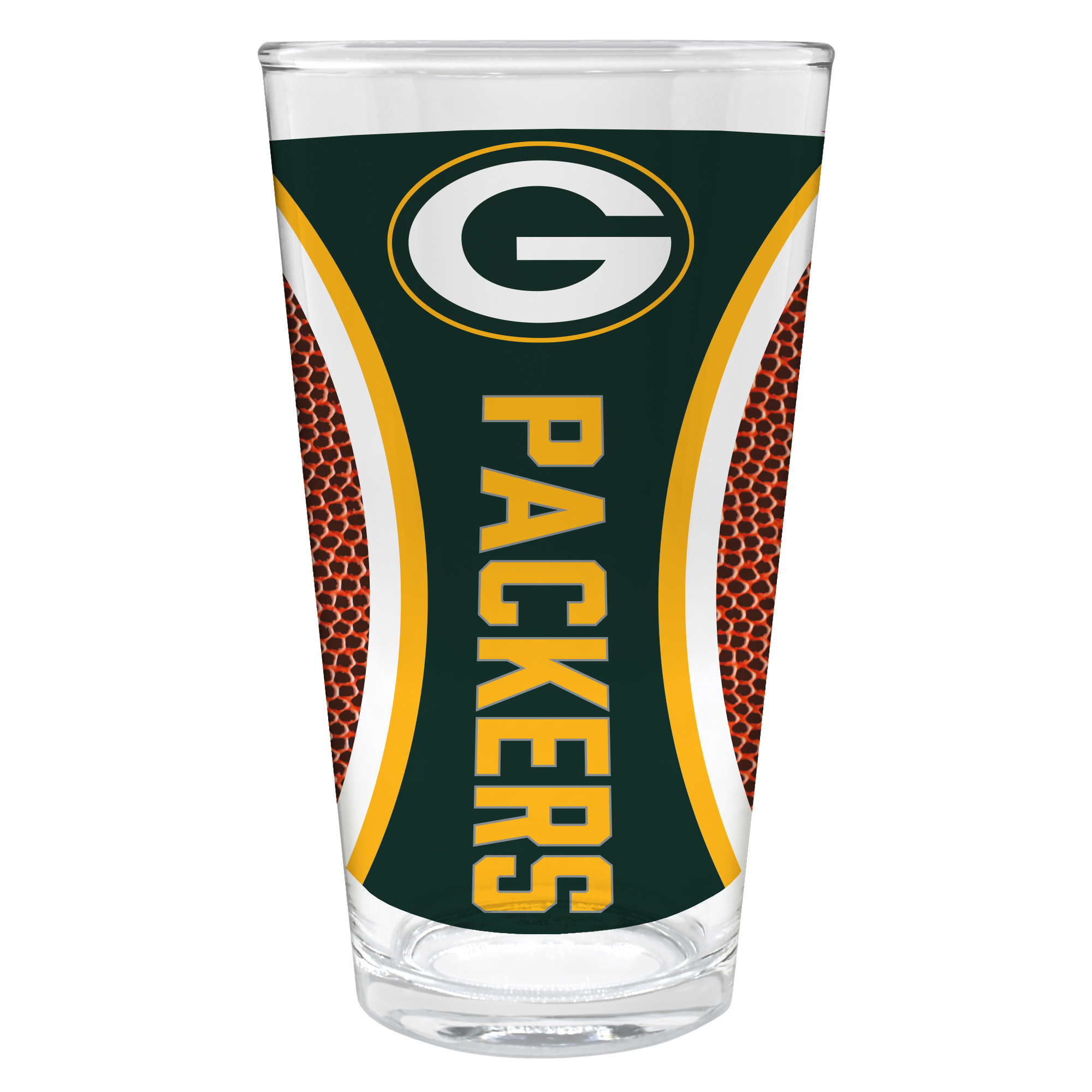 Green Bay Packers 16oz. Game Ball Pint Glass