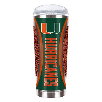 Miami Hurricanes 18oz. Roadie Game Ball Tumbler