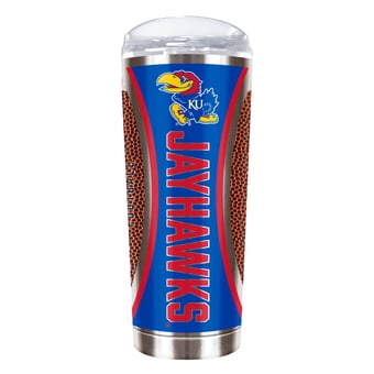 Kansas Jayhawks 18oz. Roadie Game Ball Tumbler