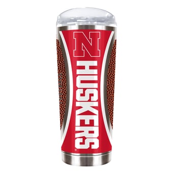 Nebraska Huskers 18oz. Roadie Game Ball Tumbler