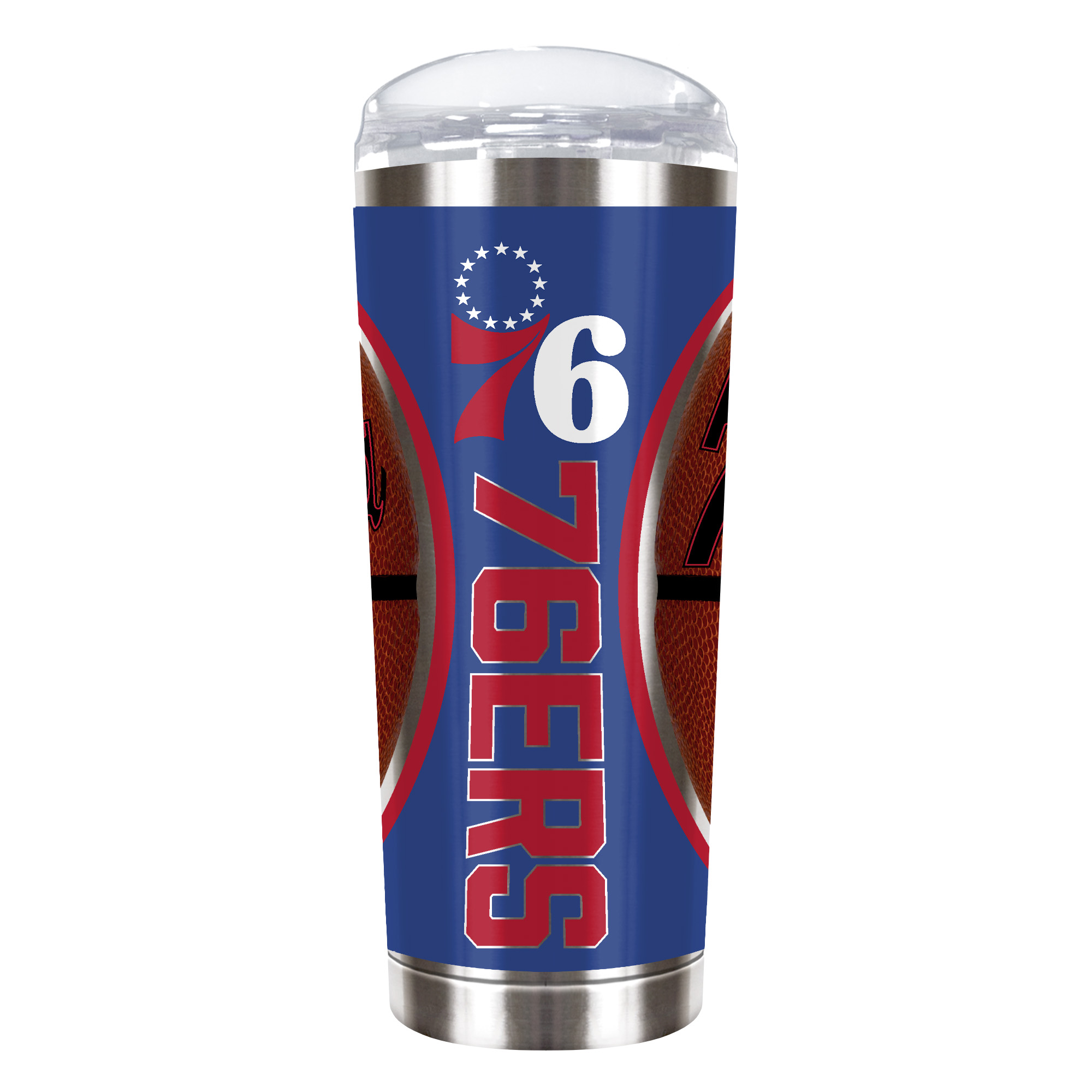 Philadelphia 76ers 18oz. Roadie Game Ball Tumbler