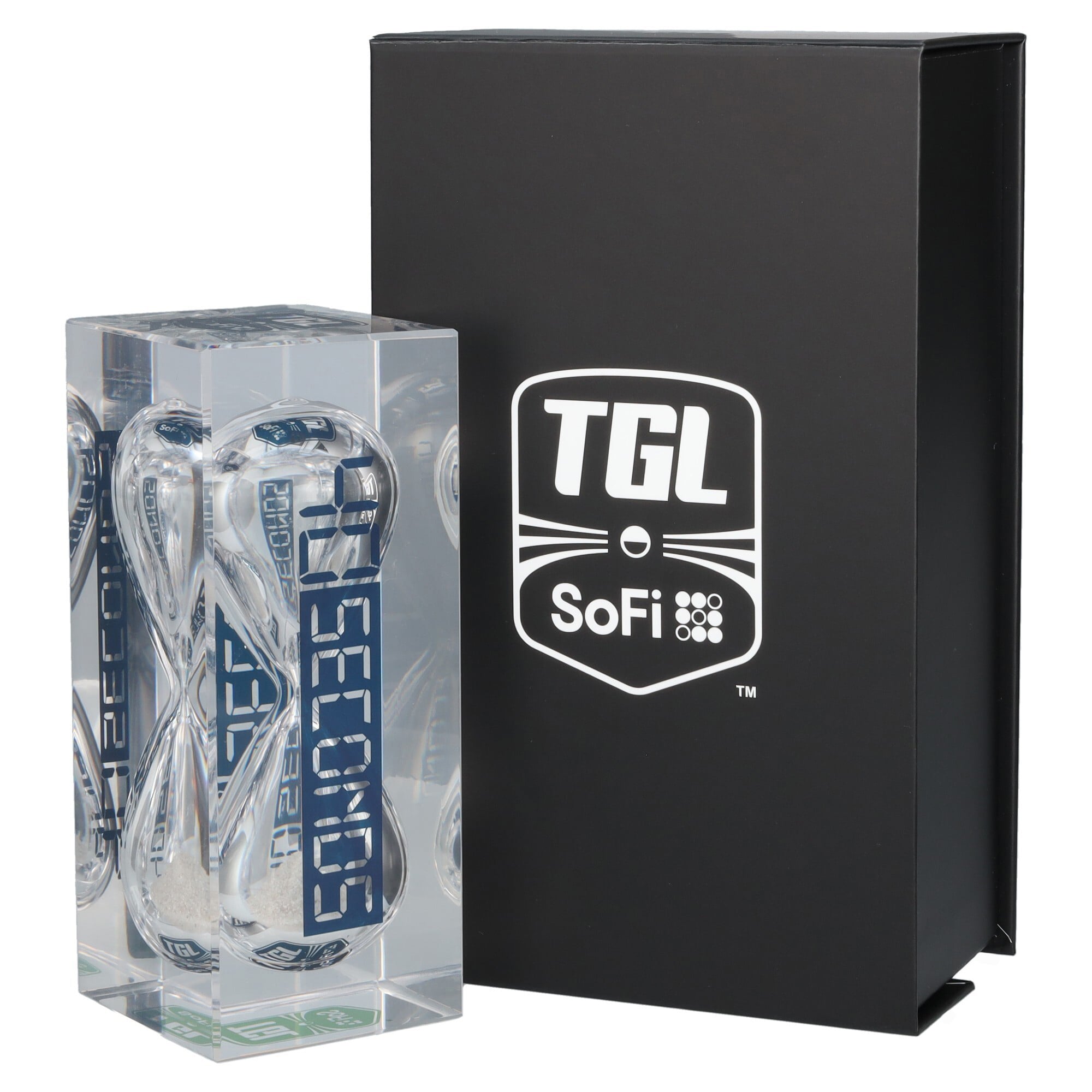 TGL 40-Second Hourglass Filled with Bunker Sand from the Inaugural Season