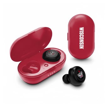 Wisconsin Badgers Bluetooth Sports Buds