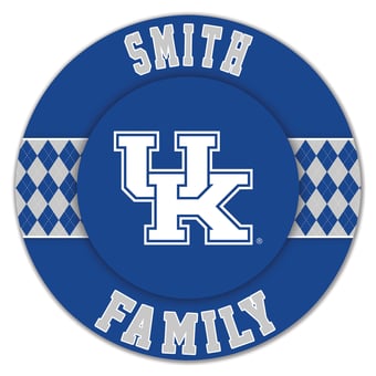 Kentucky Wildcats 16" Personalized Circle Wall Art