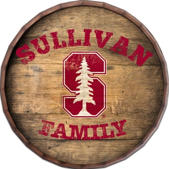 Stanford Cardinal 24" Personalized Barrel Top