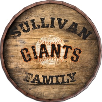 San Francisco Giants 24" Personalized Barrel Top