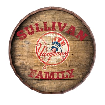 New York Yankees 24" Personalized Barrel Top