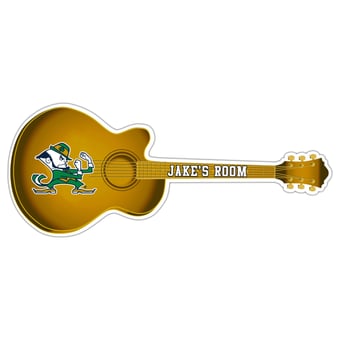 Notre Dame Fighting Irish 24" Customizable Guitar Sign