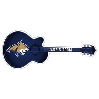 Montana State Bobcats 24" Customizable Guitar Sign