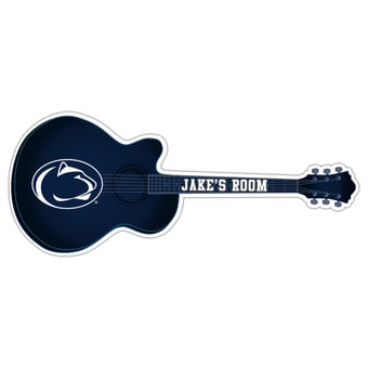 Penn State Nittany Lions 24" Customizable Guitar Sign