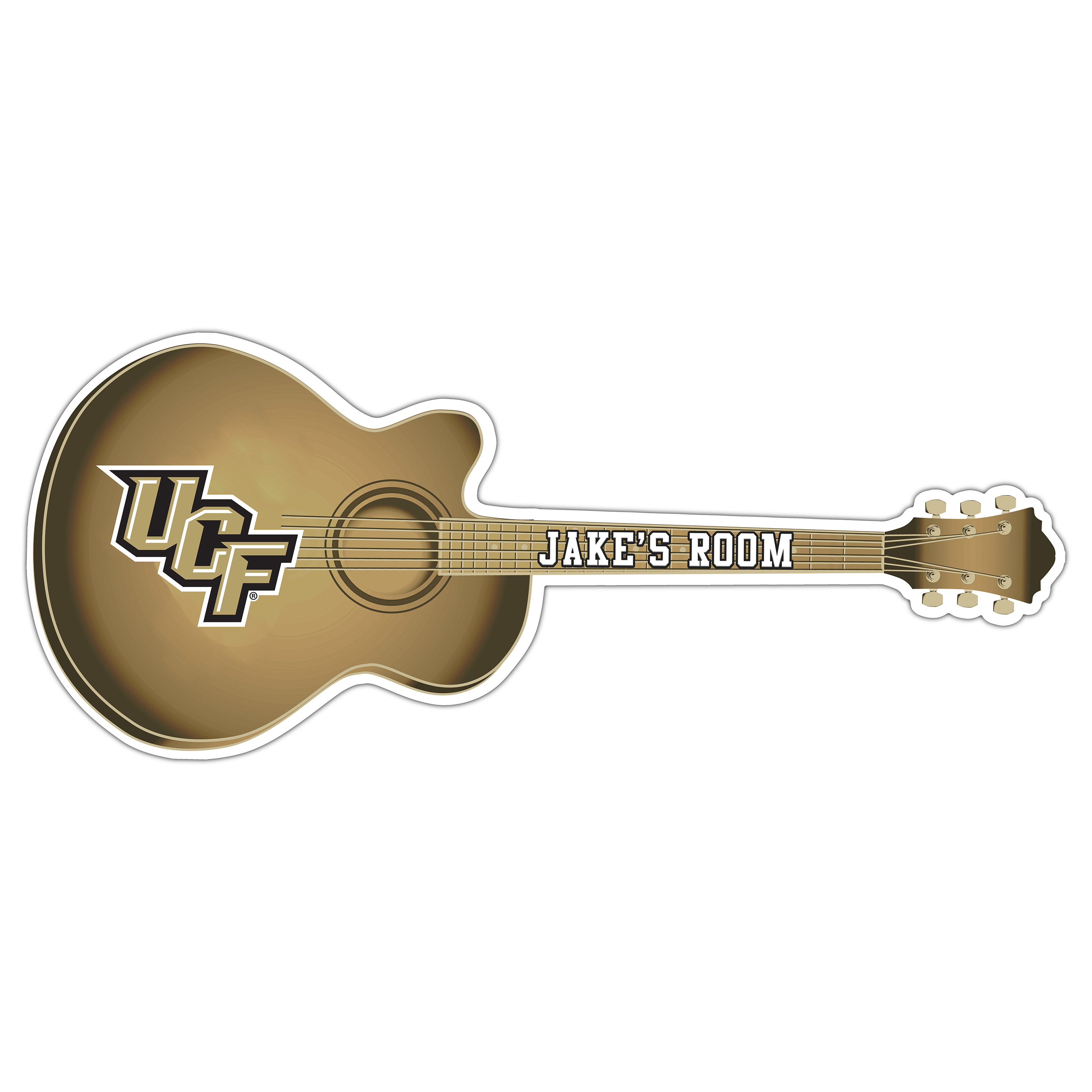 UCF Knights 24" Customizable Guitar Sign