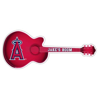 Los Angeles Angels 24" Customizable Guitar Sign