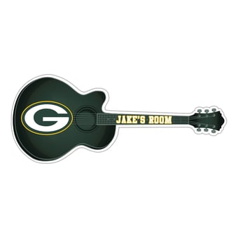 Green Bay Packers 24" Customizable Guitar Sign