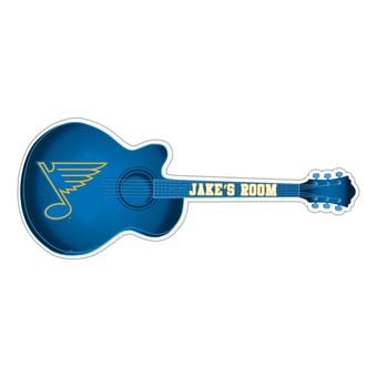 St. Louis Blues 24" Customizable Guitar Sign