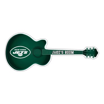 New York Jets 24" Customizable Guitar Sign