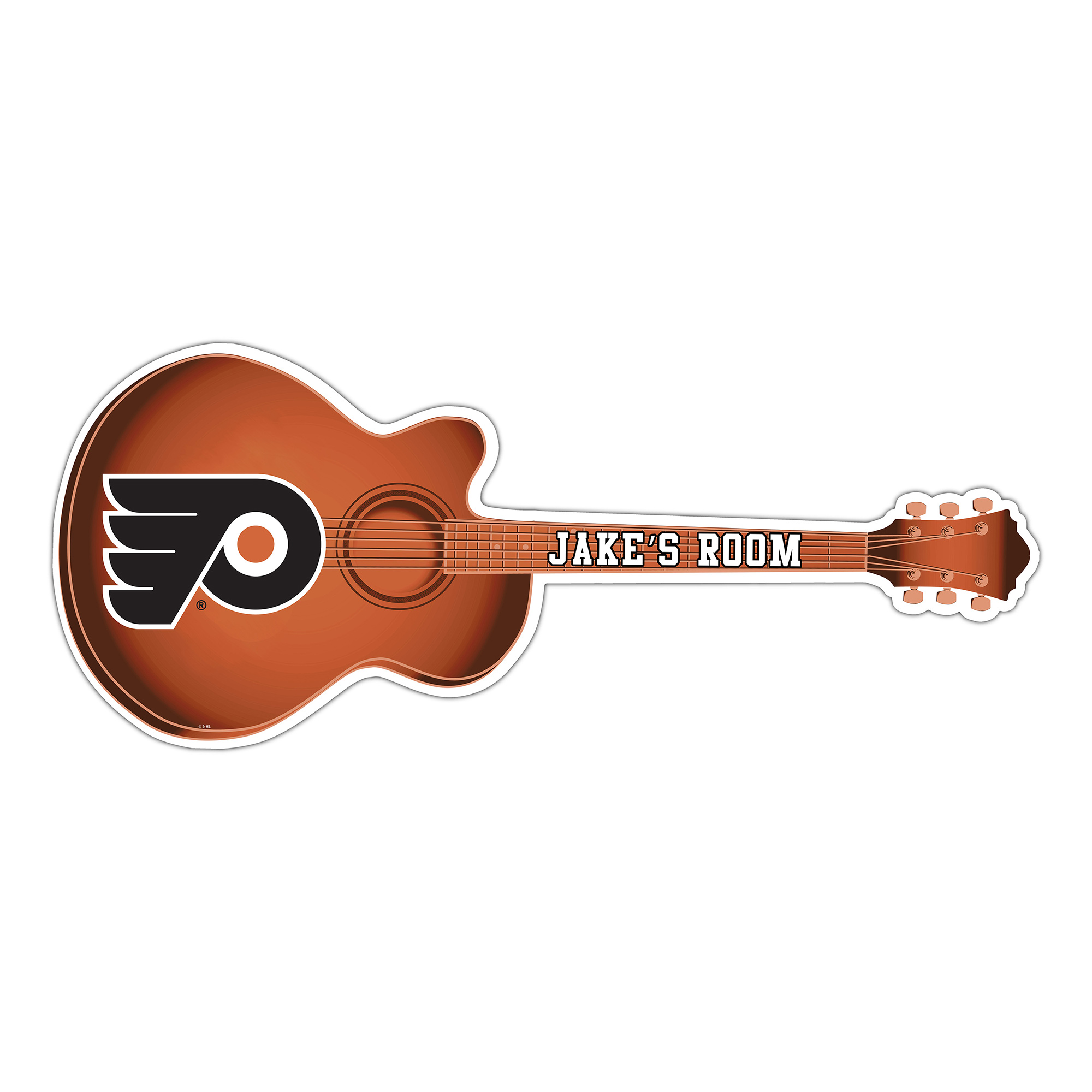 Philadelphia Flyers 24" Customizable Guitar Sign