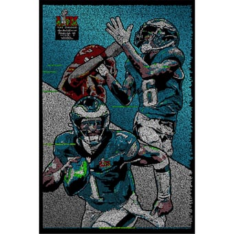 Jalen Hurts & DeVonta Smith Philadelphia Eagles 24" x 36" Fine Art Print