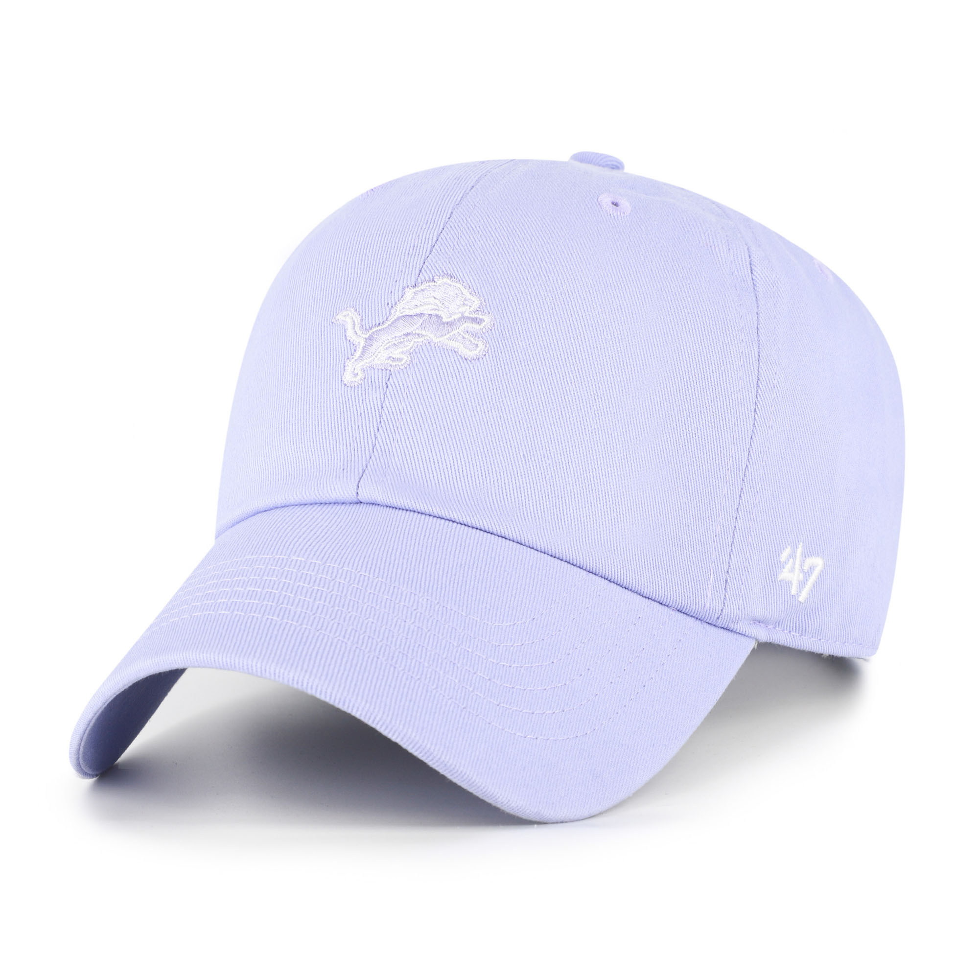 Women's '47  Purple Detroit Lions Base Runner Ballpark Clean Up Adjustable Hat