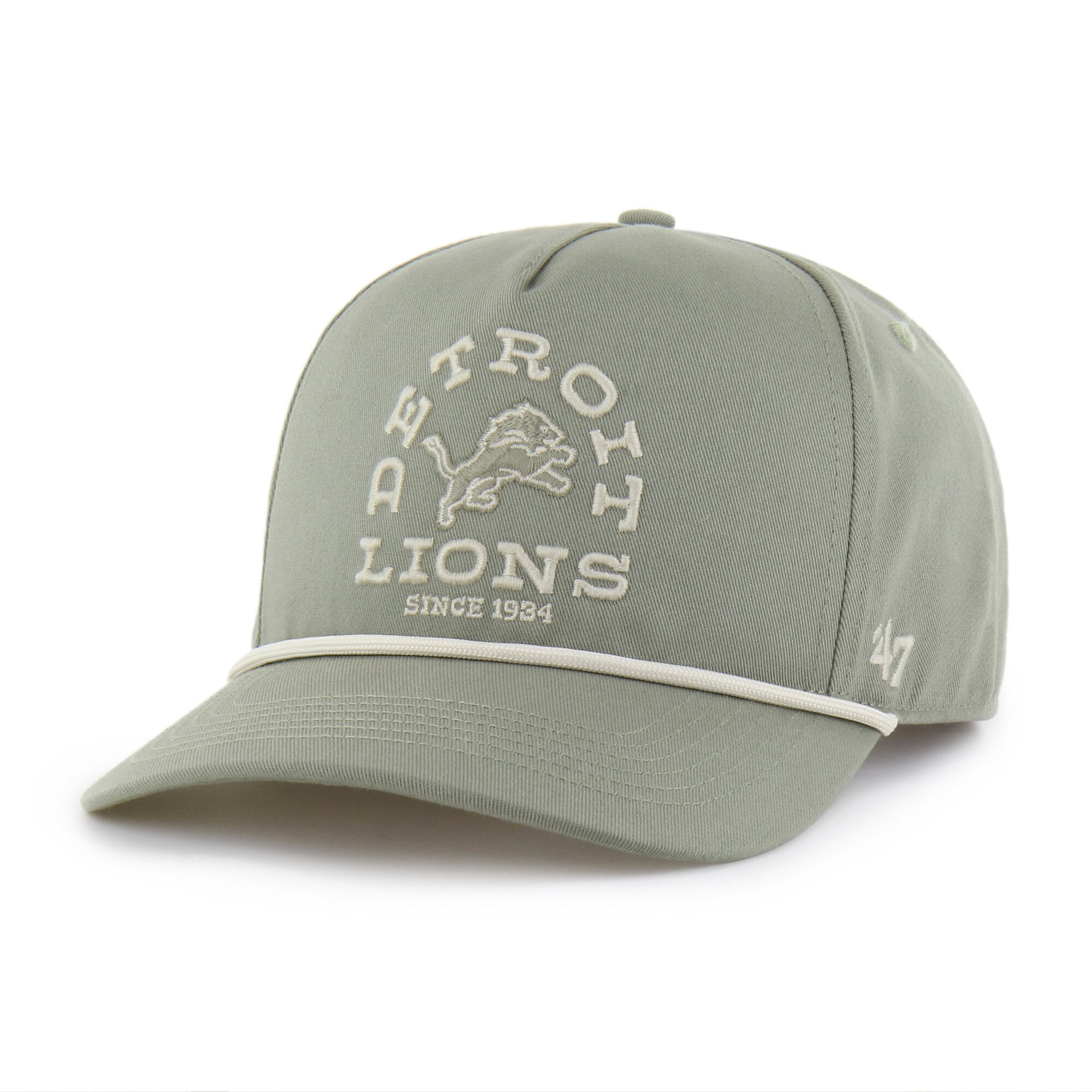 Men's '47  Green Detroit Lions Canyon Ranchero Hitch Adjustable Hat