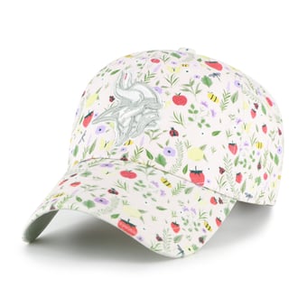 Women's '47  Light Pink Minnesota Vikings Posey Clean Up Adjustable Hat