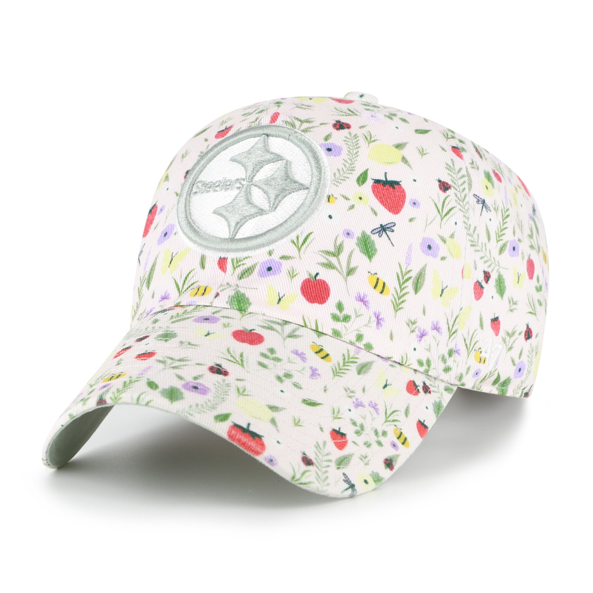 Women's '47  Light Pink Pittsburgh Steelers Posey Clean Up Adjustable Hat