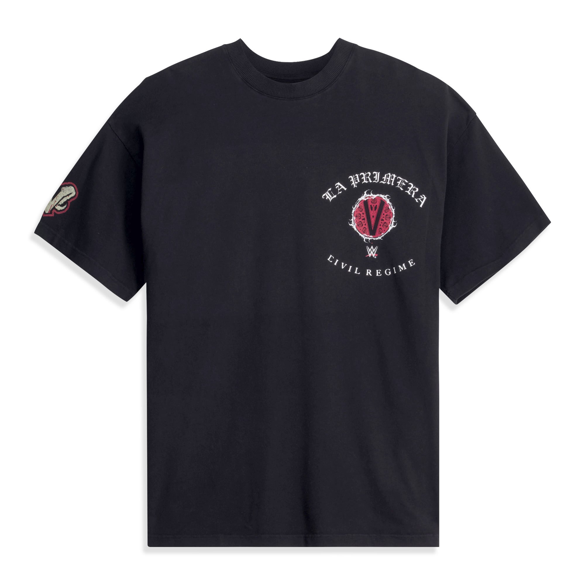 Men's Black Stephanie Vaquer Civil Regime La Primera T-Shirt