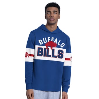 Men's Starter Royal Buffalo Bills Fullback Jersey Hoodie
