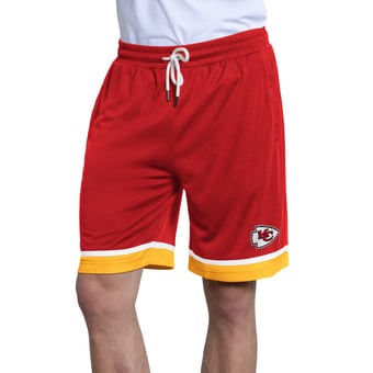 Men's Starter  Red Kansas City Chiefs Power Play Mesh Shorts