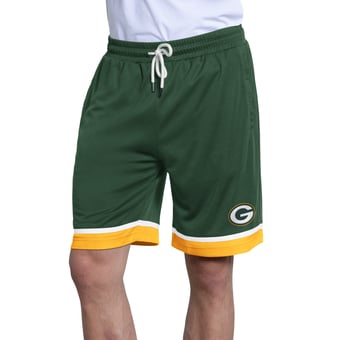 Men's Starter  Green Green Bay Packers Power Play Mesh Shorts