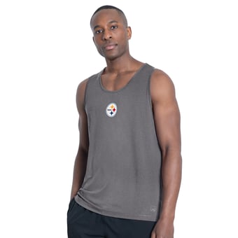 Men's MSX by Michael Strahan  Charcoal Pittsburgh Steelers Energy Tank Top